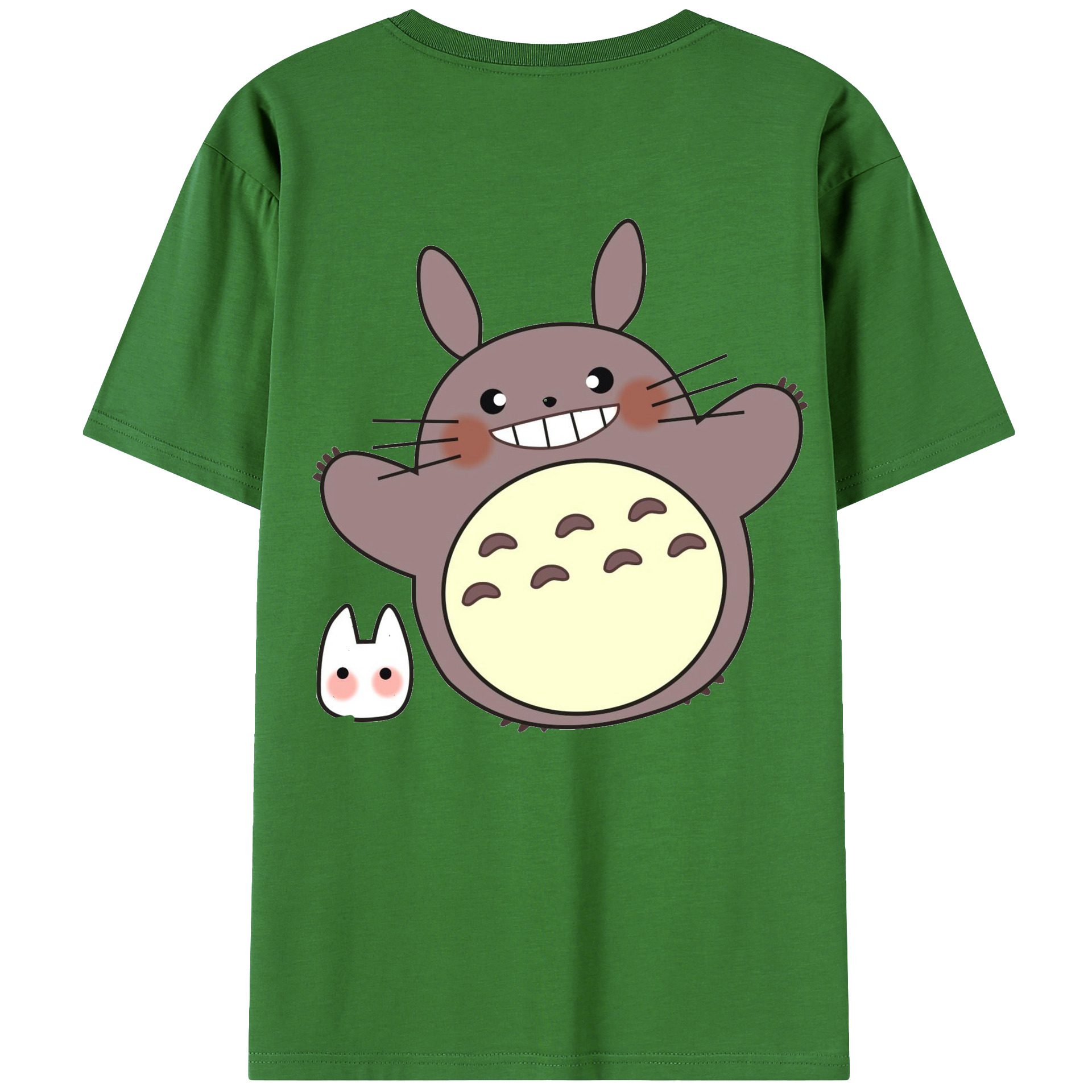 （画像用） となりのトトロ 草壁メイ 草壁サツキ My Neighbor Totoro Satsuki Kusakabe Mei Kusakabe レディース半袖Tシャツ(バックプリント)